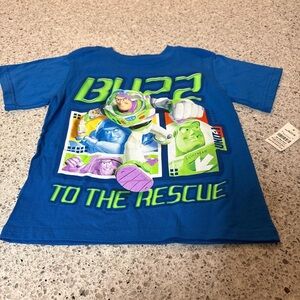 Blue Toy Story Buzz Lightyear Kids T-Shirt
